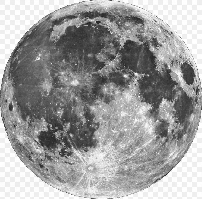 full moon clip art black and white