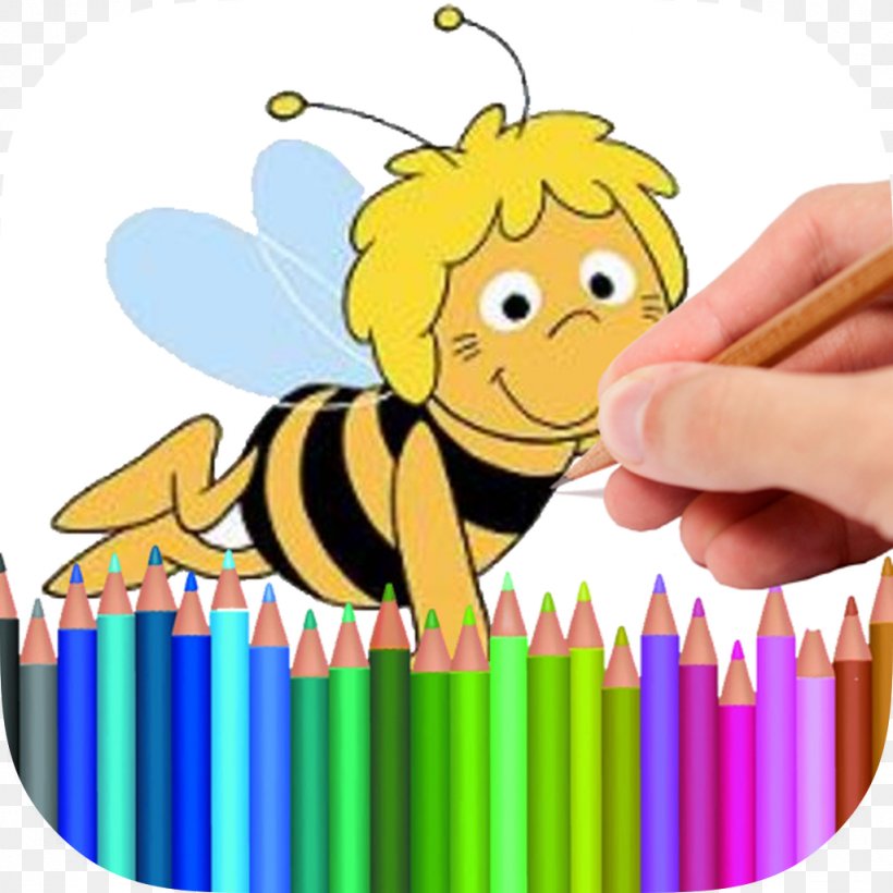 Bee Insect Nosema Ceranae Nosemosis Animal, PNG, 1024x1024px, Bee, Albert Einstein, Animal, Art, Cartoon Download Free