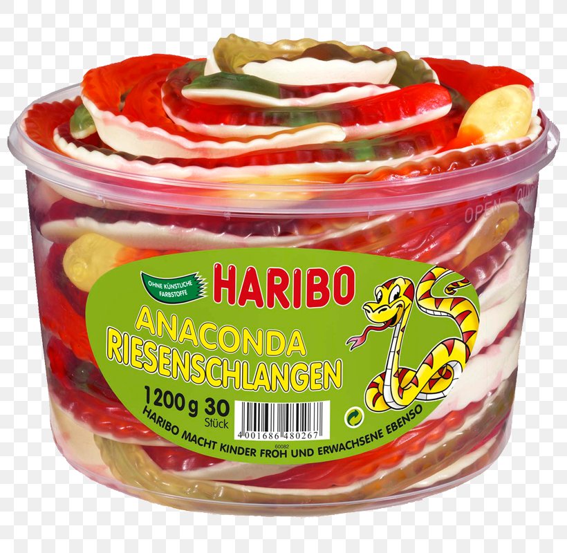 Gummi Candy Gummy Bear Snake Haribo Riesenschlangen, PNG, 800x800px, Gummi Candy, Candy, Confectionery, Dish, Edeka Download Free