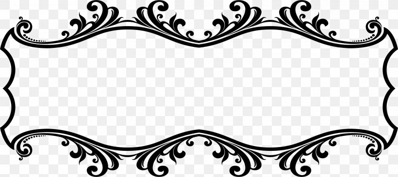 Decorative Arts Picture Frames Ornament Clip Art, PNG, 2330x1042px, Decorative Arts, Artwork, Black, Black And White, Body Jewelry Download Free