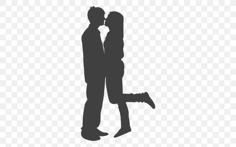 Silhouette Couple Photography, PNG, 512x512px, Silhouette, Black And White, Couple, Gentleman, Human Behavior Download Free