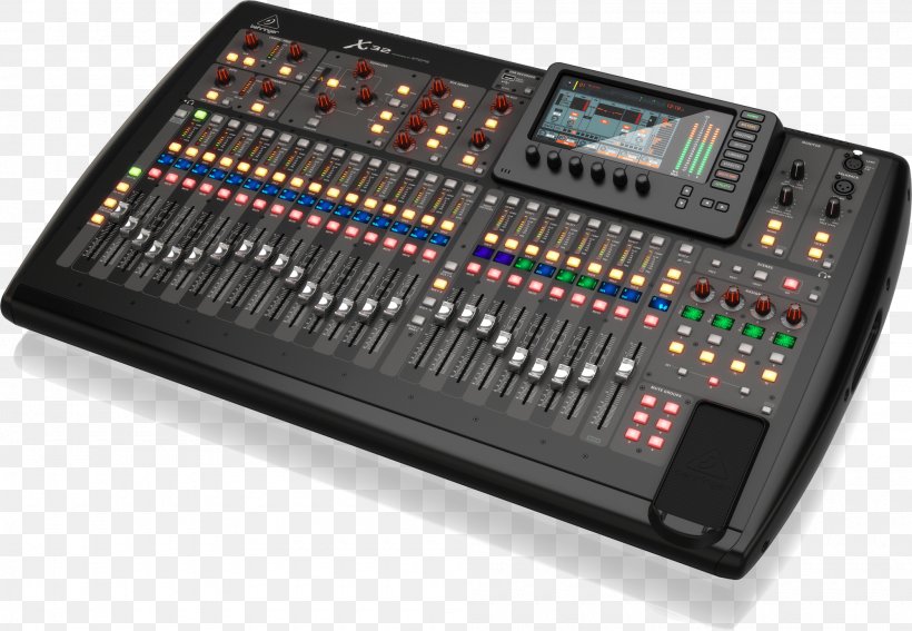 X32 Digital Mixing Console BEHRINGER X32 Audio Mixers, PNG, 2000x1385px, Watercolor, Cartoon, Flower, Frame, Heart Download Free