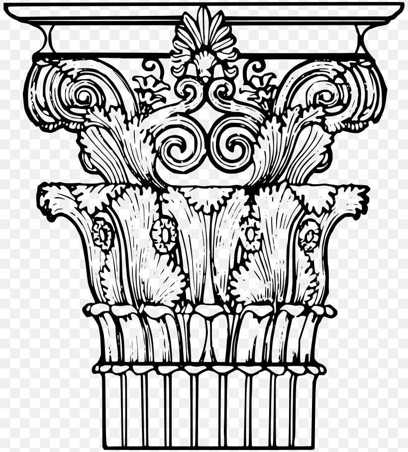 Corinthian Order Column Drawing Classical Order Capital, PNG, 814x908px, Corinthian Order, Architectural Drawing, Architectural Style, Architecture, Artwork Download Free