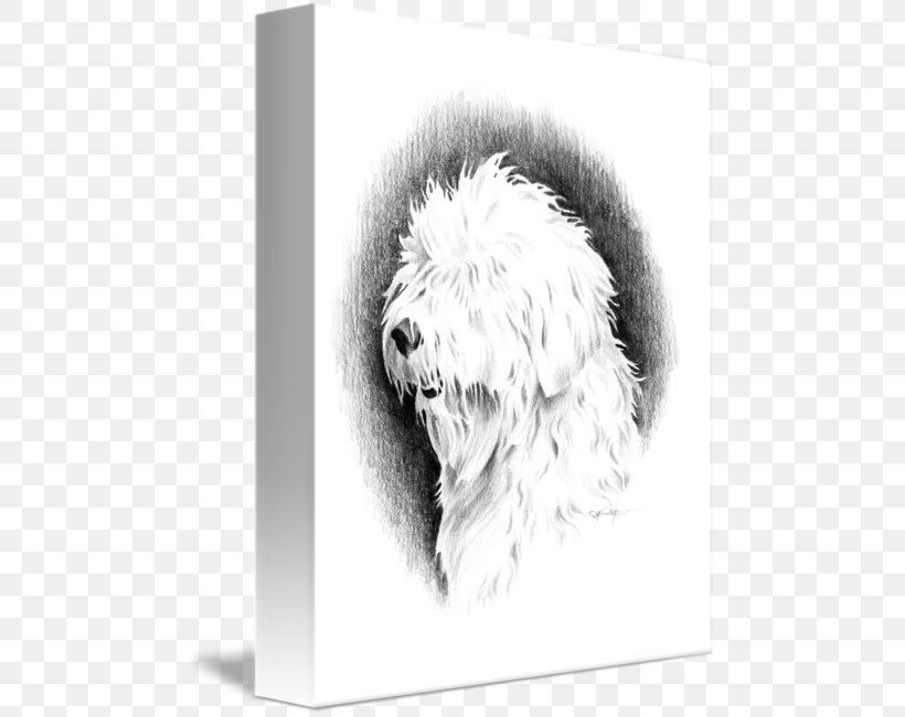 Dog Breed Old English Sheepdog Puppy German Shepherd Sketch, PNG, 481x650px, Dog Breed, Art, Black And White, Carnivoran, Dog Download Free