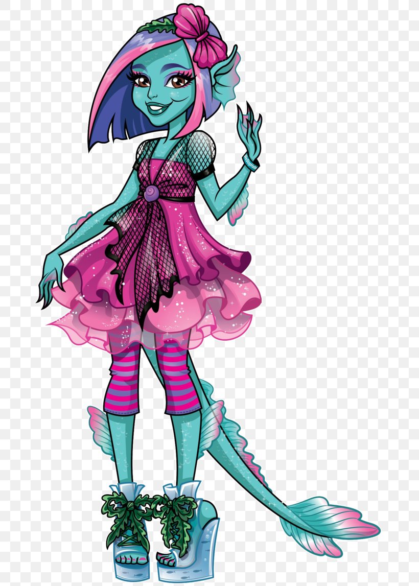 Monster High Doll Frankie Stein Loch Ness Ever After High, PNG, 696x1147px, Monster High, Action Figure, Art, Character, Costume Design Download Free
