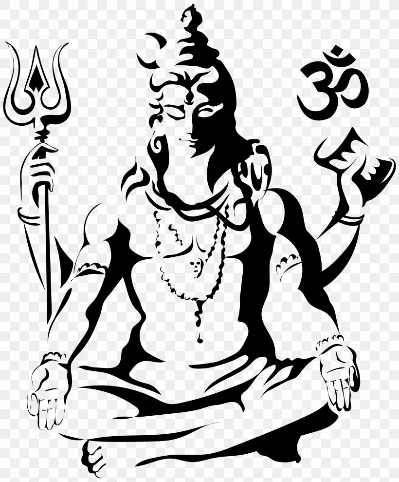 Shiva Drawing Parvati Sketch, PNG, 6631x8000px, Shiva, Art, Black And White, Cartoon, Clip Art Download Free