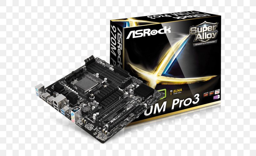 Socket AM3+ MicroATX ASRock 970M Pro3 Motherboard, PNG, 600x500px, Socket Am3, Advanced Micro Devices, Amd Crossfirex, Asrock, Atx Download Free