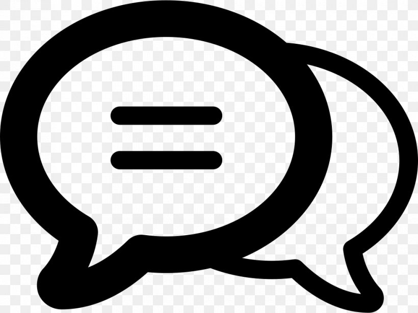 Speech Balloon Symbol, PNG, 980x736px, Speech Balloon, Area, Black And White, Drawing, Logo Download Free