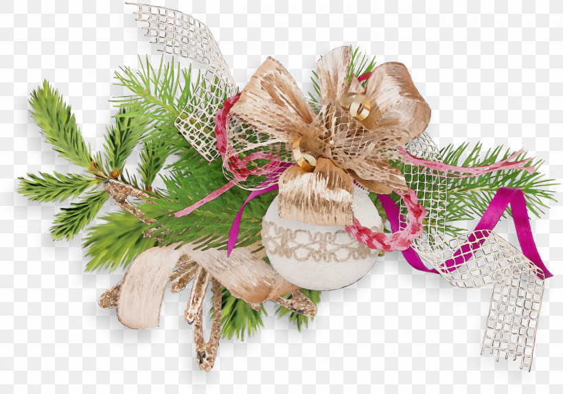 Christmas Decoration, PNG, 2480x1738px, Watercolor, Christmas Decoration, Conifer, Cut Flowers, Fir Download Free