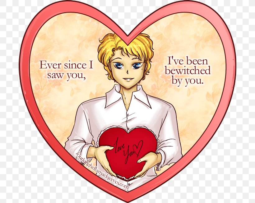 Heart Valentine's Day Cartoon Character Fiction, PNG, 700x653px, Watercolor, Cartoon, Flower, Frame, Heart Download Free