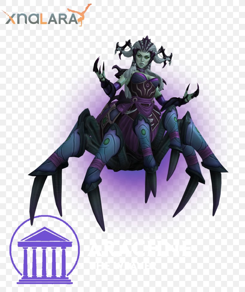 Arachne Smite Rendering Deity, PNG, 818x977px, 3d Computer Graphics, Arachne, Action Figure, Art, Decapoda Download Free