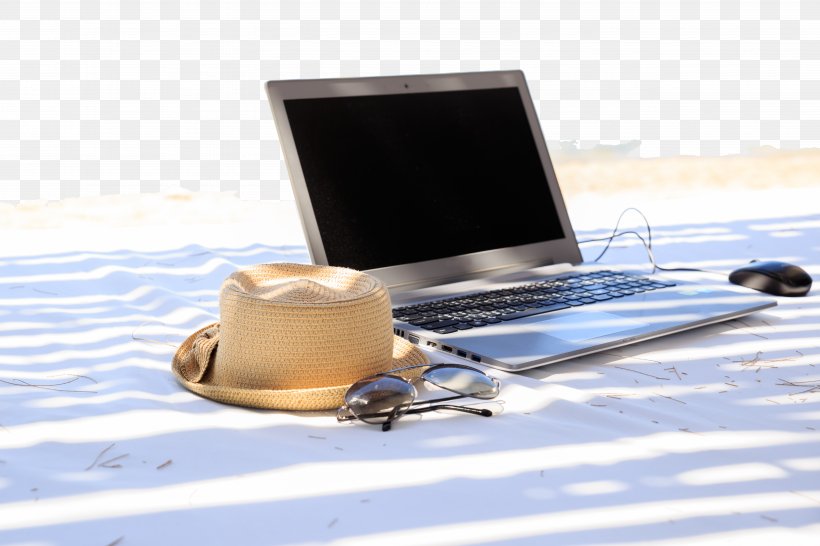 Laptop Beach Vacation Wallpaper, PNG, 5098x3399px, Laptop, Beach, Computer, Desktop Computer, Display Resolution Download Free