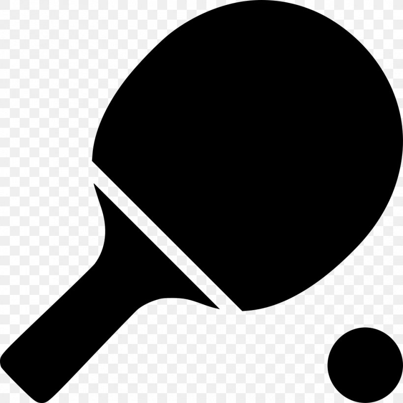 Ping Pong Paddles & Sets Paddle Ball Paddle Tennis, PNG, 980x980px, Ping Pong, Ball, Black, Black And White, Paddle Download Free