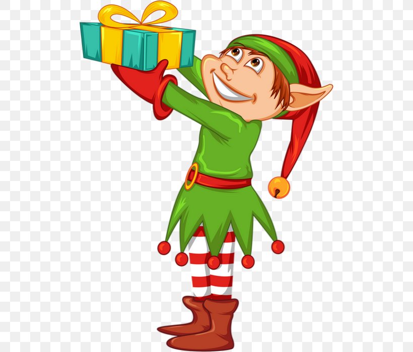 Santa Claus Christmas Day Duende Christmas Elf Reindeer, PNG, 505x700px, Santa Claus, Art, Cartoon, Christmas Day, Christmas Elf Download Free