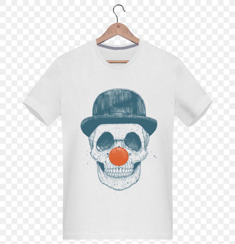 T-shirt Evil Clown Drawing Death, PNG, 690x850px, Tshirt, Blanket, Brand, Clown, Death Download Free