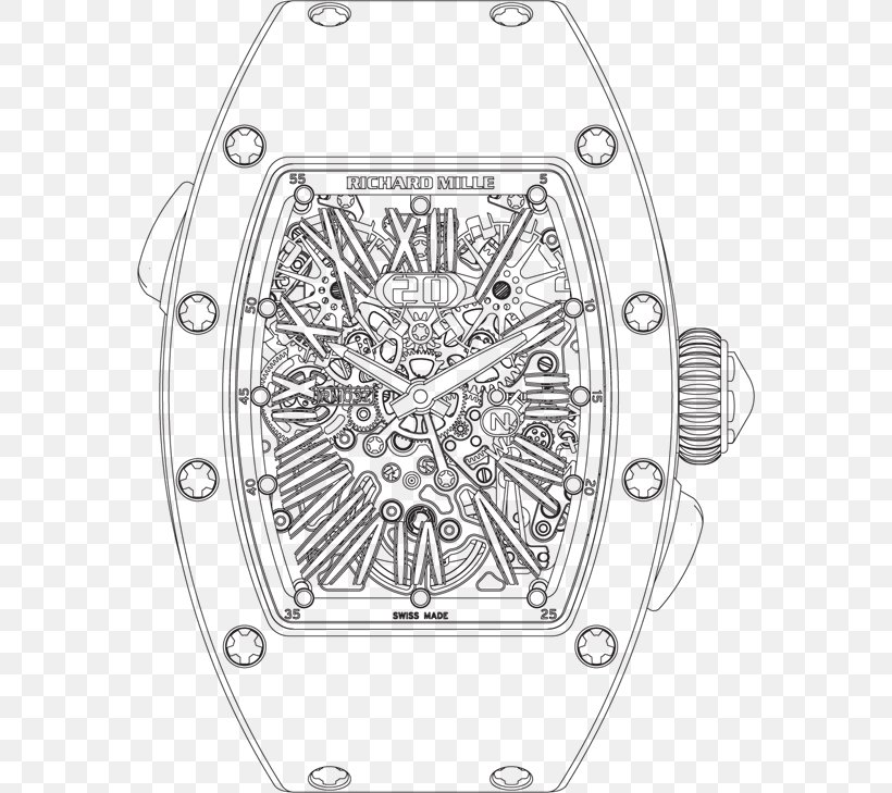 Watch Strap Car Line Art, PNG, 568x729px, Watch Strap, Auto Part, Black And White, Body Jewellery, Body Jewelry Download Free