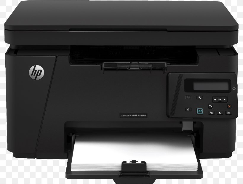 Hewlett-Packard Multi-function Printer HP LaserJet Pro M125, PNG, 800x621px, Hewlettpackard, Airprint, Dots Per Inch, Electronic Device, Hp Laserjet Download Free