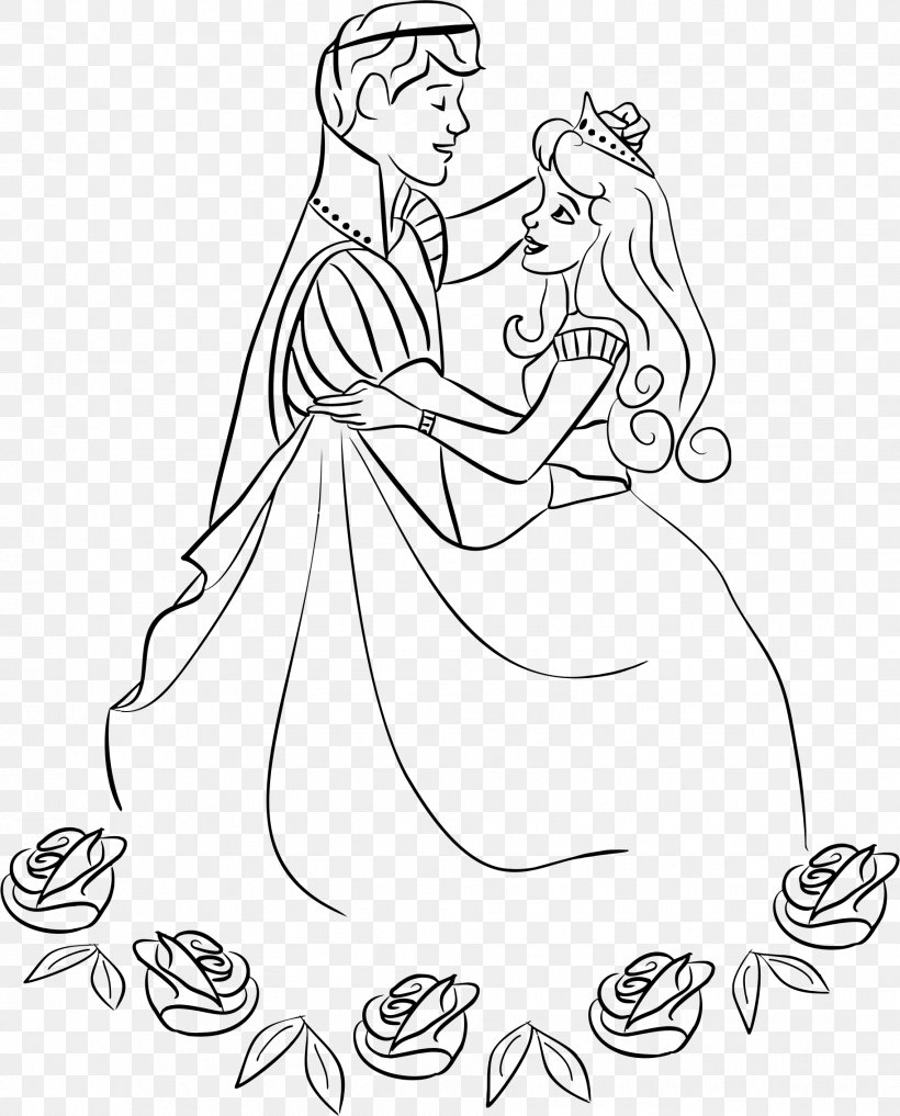 Princess Line Art Clip Art, PNG, 1826x2266px, Watercolor, Cartoon, Flower, Frame, Heart Download Free