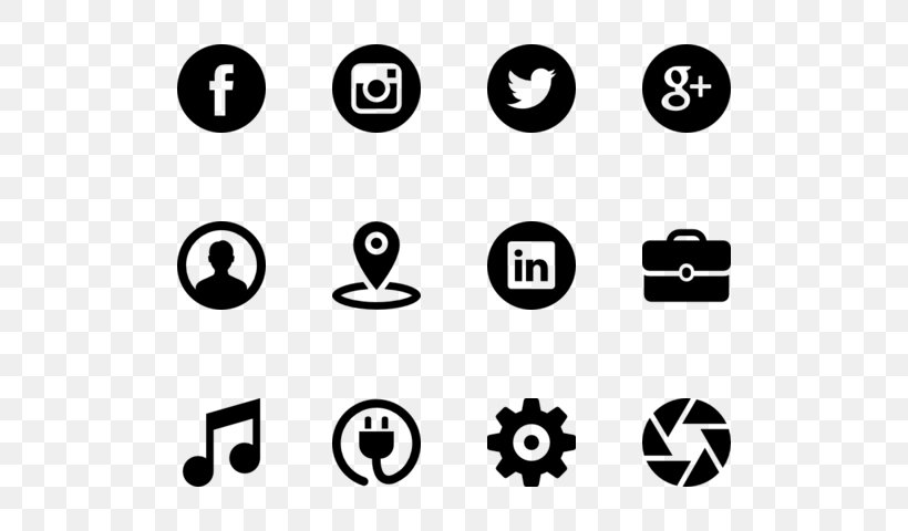 Social Media Icon Design Social Network, PNG, 560x480px, Social Media, Area, Black And White, Blog, Brand Download Free