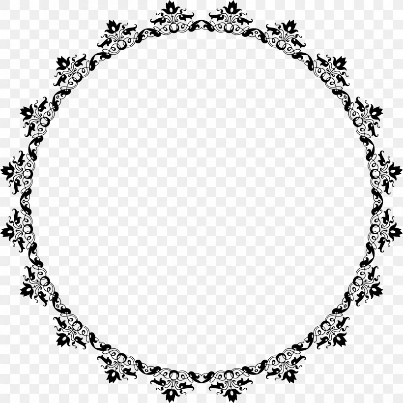 Floral Design Flower Clip Art, PNG, 2400x2399px, Floral Design, Area, Black, Black And White, Body Jewelry Download Free