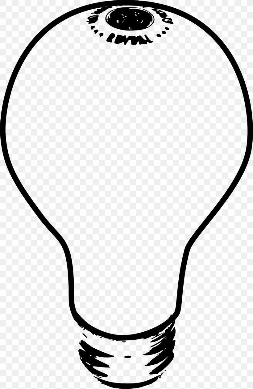 Incandescent Light Bulb Clip Art, PNG, 1246x1920px, Light, Area, Black, Black And White, Compact Fluorescent Lamp Download Free