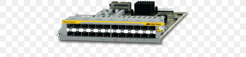 Allied Telesis Small Form-factor Pluggable Transceiver Ethernet 1000BASE-T, PNG, 1200x283px, Allied Telesis, Auto Part, Circuit Component, Conventional Pci, Electrical Cable Download Free