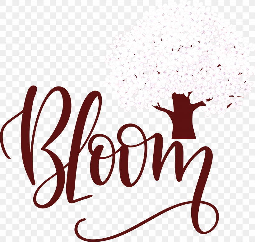 Bloom Spring, PNG, 3000x2848px, Bloom, Baby Shower, Calligraphy, Infant, Logo Download Free