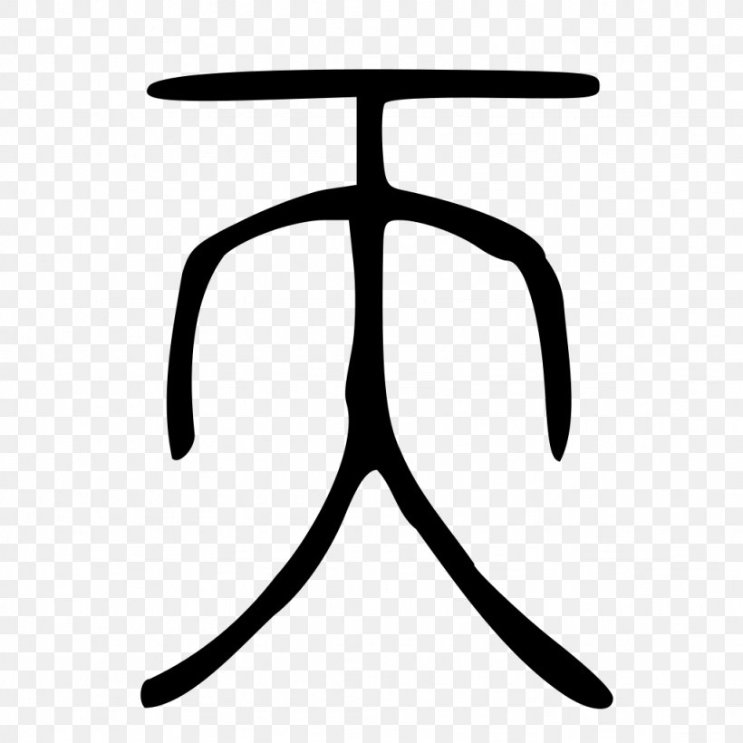 Legalism Zhou Dynasty Symbol Chinese Characters Tian, PNG, 1024x1024px, Legalism, Black And White, Chair, Character, Chinese Download Free