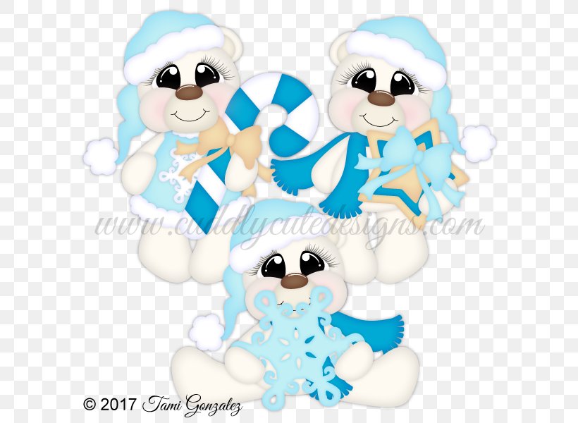 Polar Bear Candy Cane Stuffed Animals & Cuddly Toys Textile, PNG, 600x600px, Polar Bear, Bear, Candy Cane, Cartoon, Christmas Download Free