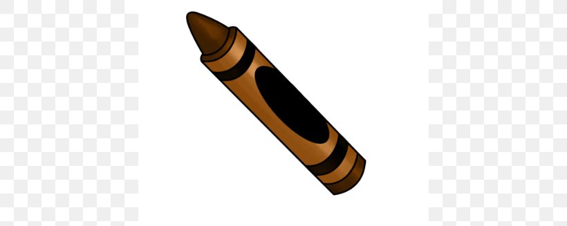 Crayon Brown Clip Art, PNG, 420x327px, Crayon, Ammunition, Brown, Color, Colored Pencil Download Free