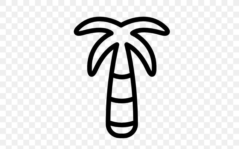 Arecaceae Tree Palm Branch Clip Art, PNG, 512x512px, Arecaceae, Black And White, Blue Spruce, Coconut, Line Art Download Free