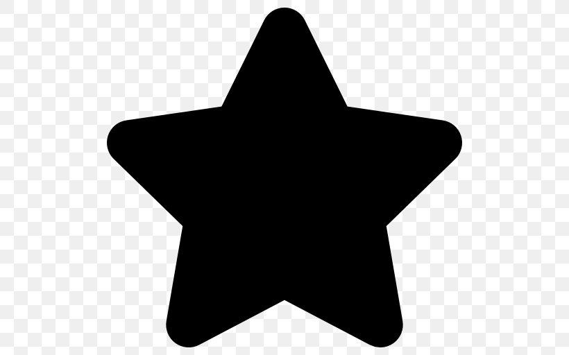 Five-pointed Star Clip Art, PNG, 512x512px, Star, Black, Black And White, Fivepointed Star, Logo Download Free