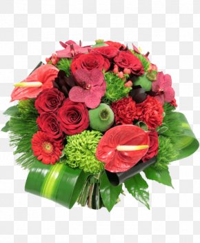 Flower - Flower Bouquet Cut Flowers Garden Roses Florist PNG