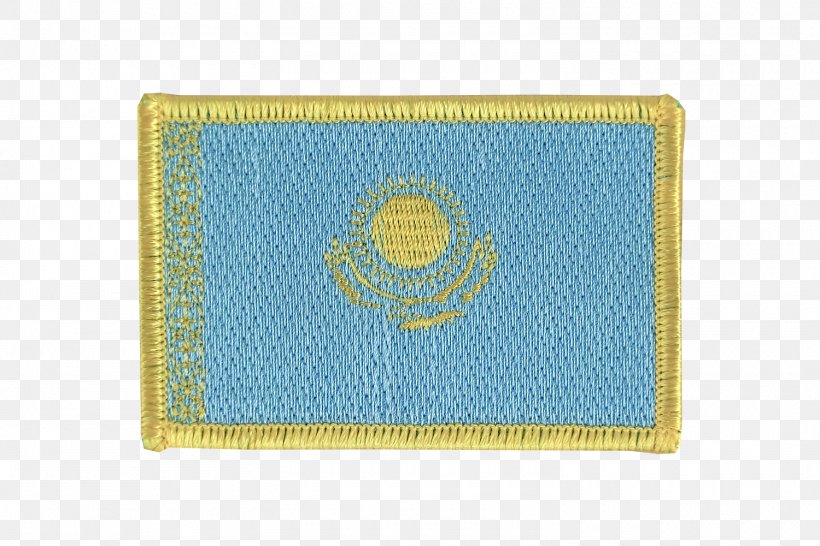 Flag Of Kazakhstan Europe Flag Of Kazakhstan Flag Patch, PNG, 1500x1000px, Kazakhstan, Asia, Blue, Embroidered Patch, Embroidery Download Free
