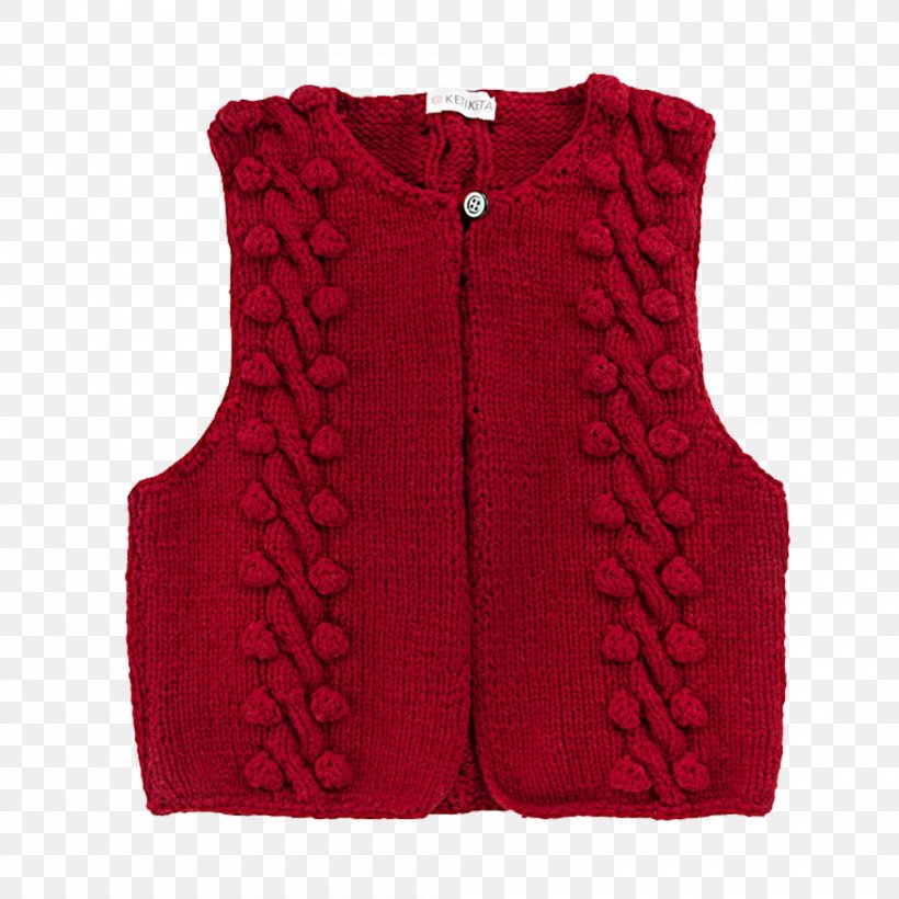 Gilets Sleeve Wool, PNG, 1000x1000px, Gilets, Magenta, Outerwear, Red, Sleeve Download Free
