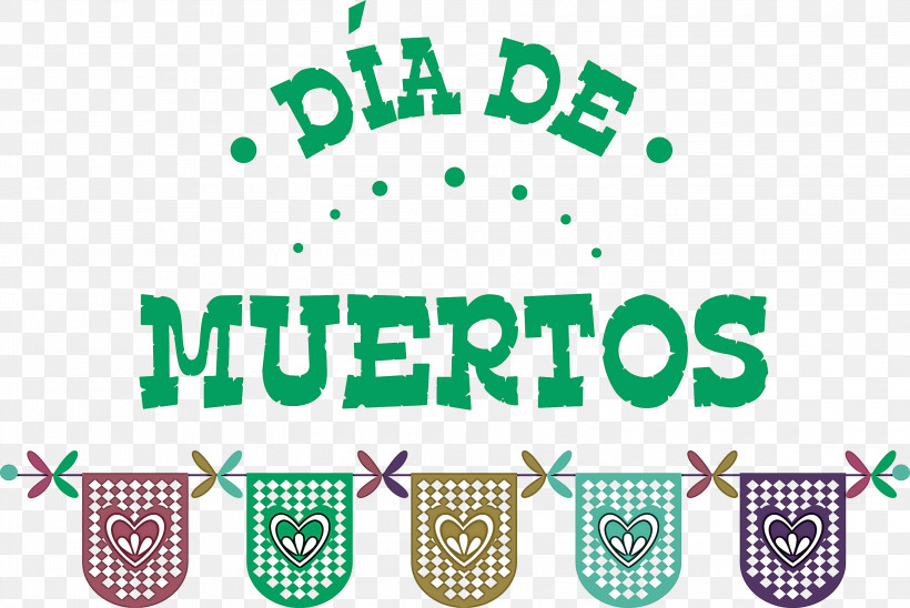 Day Of The Dead Dia De Muertos, PNG, 3000x2008px, Day Of The Dead, D%c3%ada De Muertos, Green, Logo, Meter Download Free