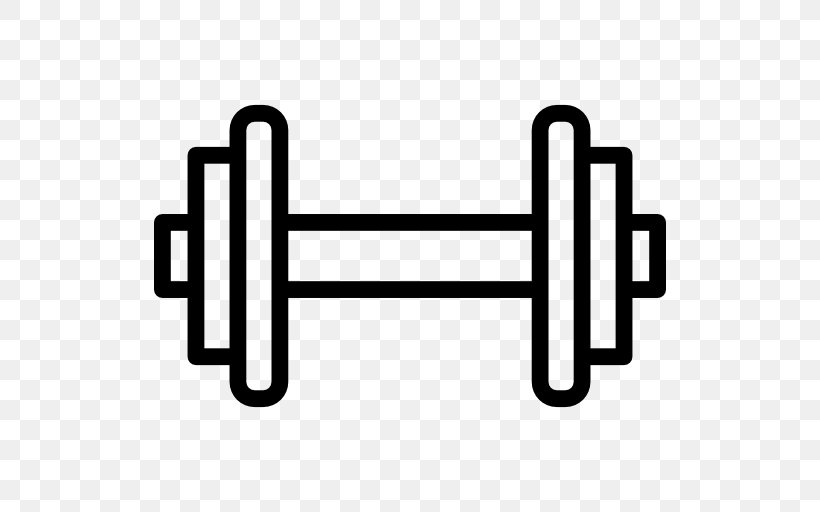 Dumbbell Weight Training Barbell Physical Fitness Exercise, PNG, 512x512px, Dumbbell, Area, Barbell, Black And White, Bodybuilding Download Free