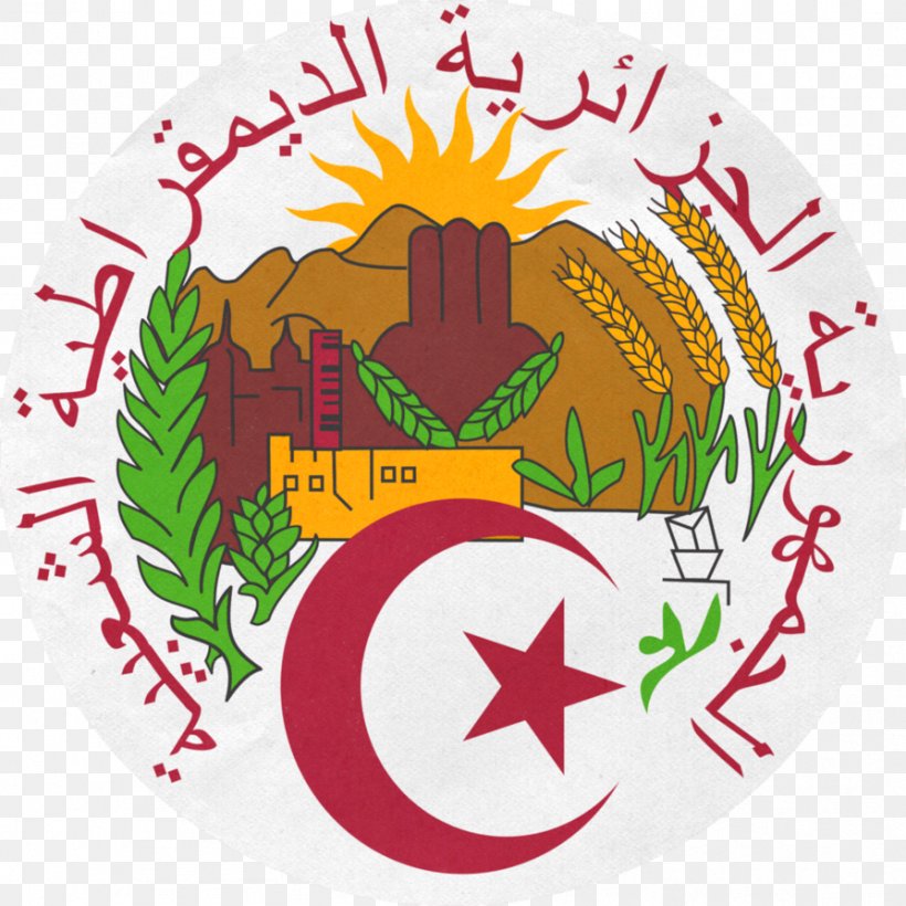 Emblem Of Algeria Coat Of Arms Stock Photography Flag Of Algeria, PNG, 894x894px, Algeria, Badge, Brand, Coat Of Arms, Coat Of Arms Of Morocco Download Free