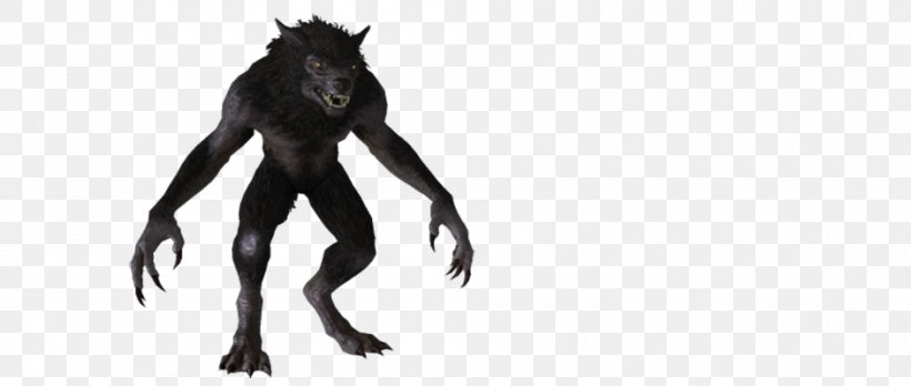 Bigfoot Werewolf Michigan Dogman Gray Wolf, PNG, 940x400px, Bigfoot, Black And White, Fictional Character, Film, Folklore Download Free