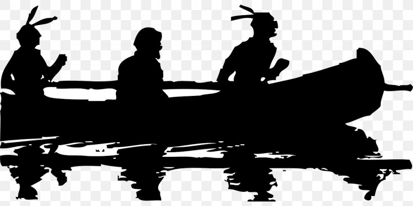 Canoe Native Americans In The United States Clip Art, PNG, 1280x640px, Canoe, Aircraft, American Canoe Association, Americans, Black And White Download Free