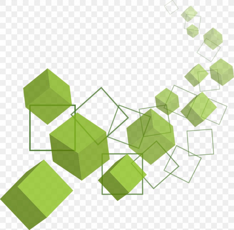 Cube Euclidean Vector Three-dimensional Space, PNG, 856x841px, Cube, Area, Grass, Green, Leaf Download Free