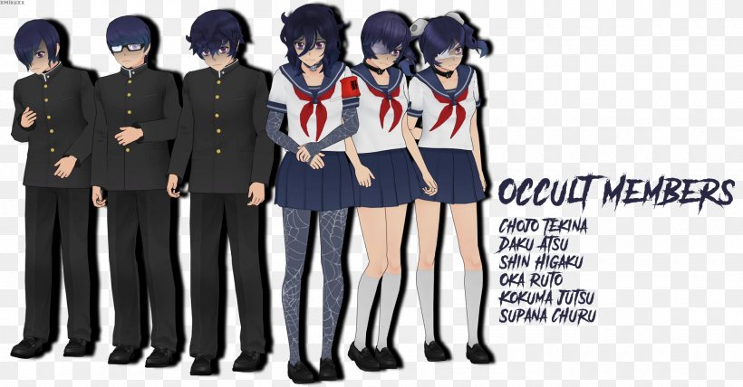 Yandere Simulator School Uniform Senpai And Kōhai Game, PNG, 1920x1003px, Watercolor, Cartoon, Flower, Frame, Heart Download Free