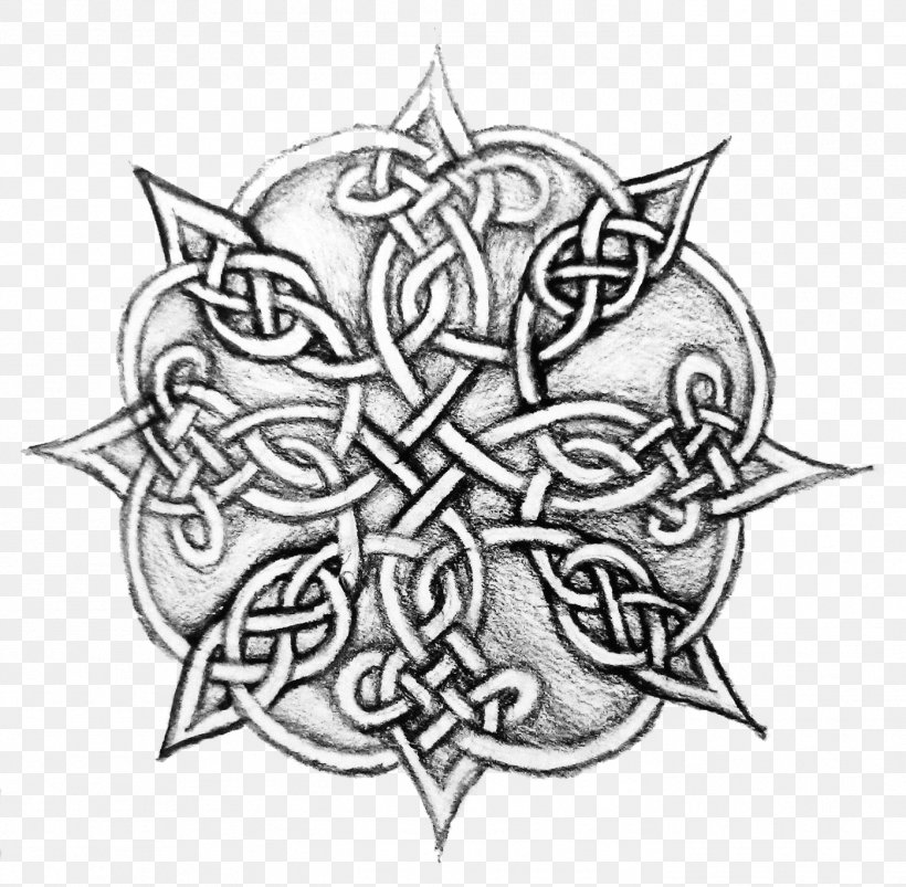 Drawing Celtic Knot Art Symbol, PNG, 1397x1369px, Drawing, Art, Artwork, Black And White, Celtic Art Download Free