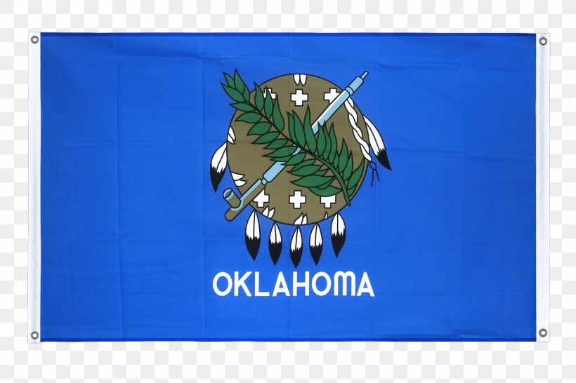 Flag Of Oklahoma Flag Of Oklahoma Fahnen Und Flaggen, PNG, 1500x1000px, Oklahoma, Advertising, Blue, Brand, Fahne Download Free