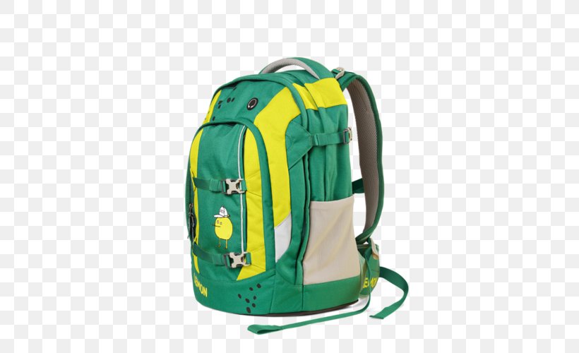 Satch Pack Backpack Green Satch Match Yellow, PNG, 500x500px, Satch Pack, Backpack, Bag, Green, Human Factors And Ergonomics Download Free