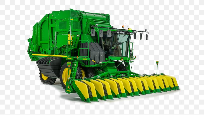 John Deere Agriculture Cotton Picker Tractor Heavy Machinery, PNG, 642x462px, John Deere, Agricultural Machinery, Agriculture, Architectural Engineering, Baler Download Free