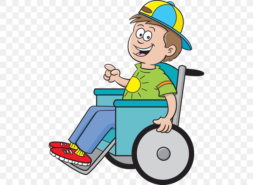 Wheelchair Cartoon Boy Illustration, PNG, 504x600px, Wheelchair, Area, Artwork, Boy, Cartoon Download Free