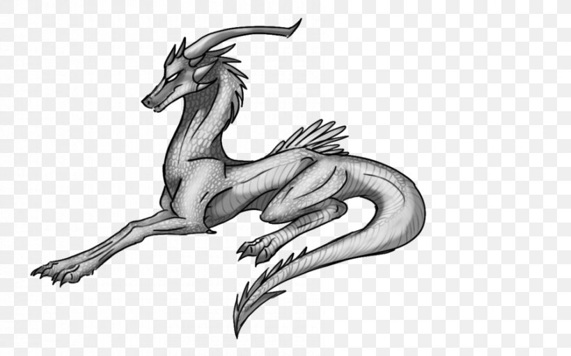 Drawing Dragon Art, PNG, 900x563px, Drawing, Art, Artwork, Black And White, Cartoon Download Free