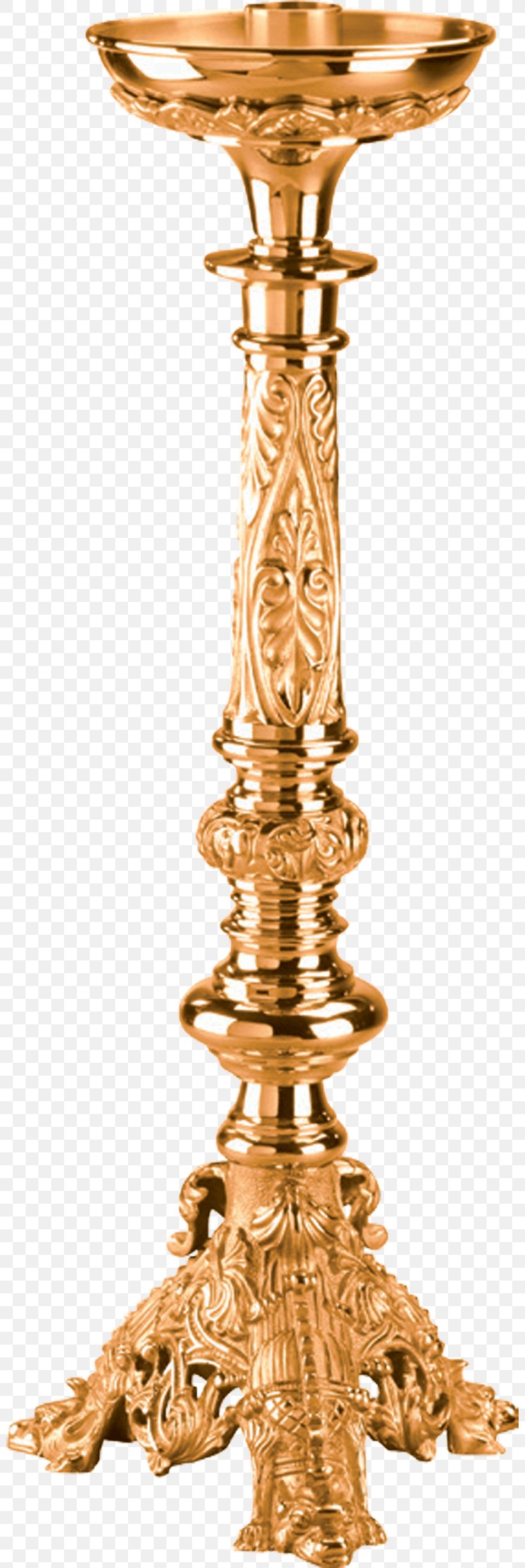 Brass Candlestick 01504 Copper Church, PNG, 800x2449px, Brass, Altar Candlestick, Candle, Candle Holder, Candlestick Download Free