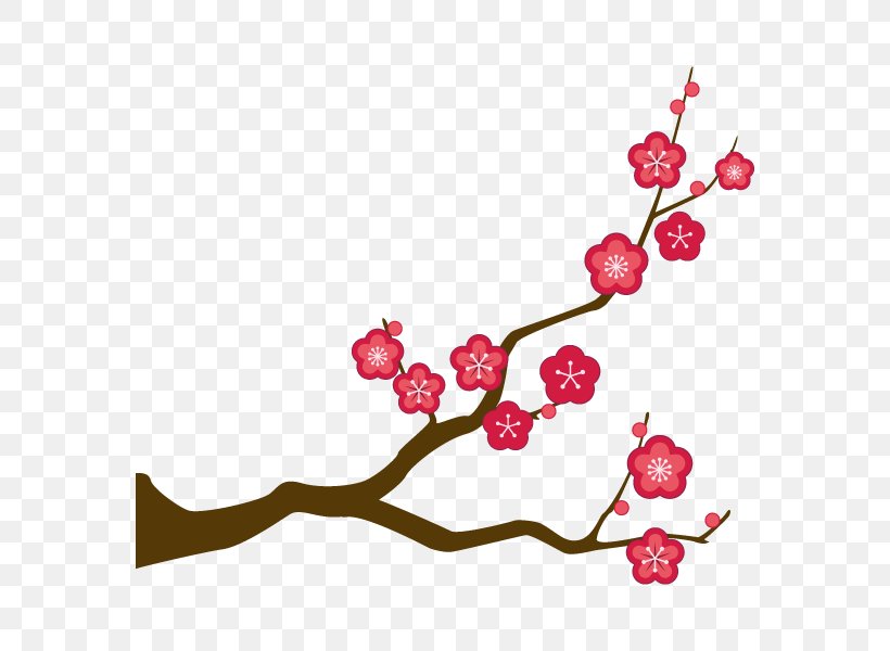 Plum Blossom UMENOHANA CO., LTD. Illustration Reiwa Period, PNG, 600x600px, Plum Blossom, Blossom, Botany, Branch, Bud Download Free